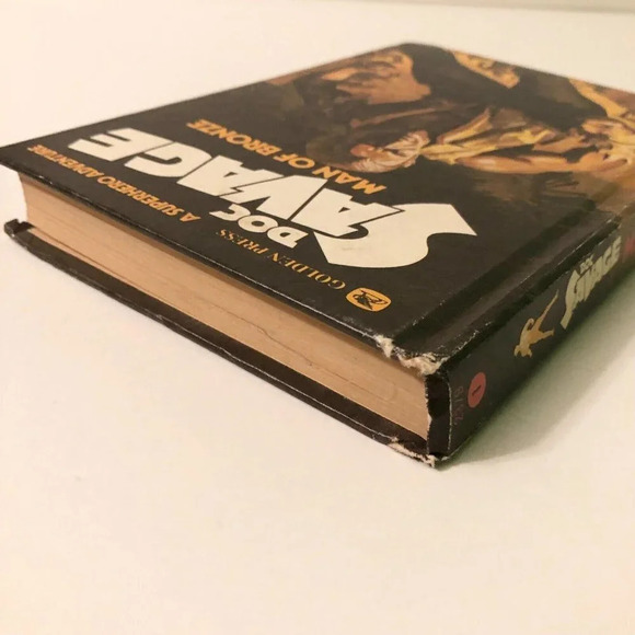 Vtg 1975 Doc Savage Man  of Bronze Superhero Kenneth Robeson Golden Press - Picture 5 of 16